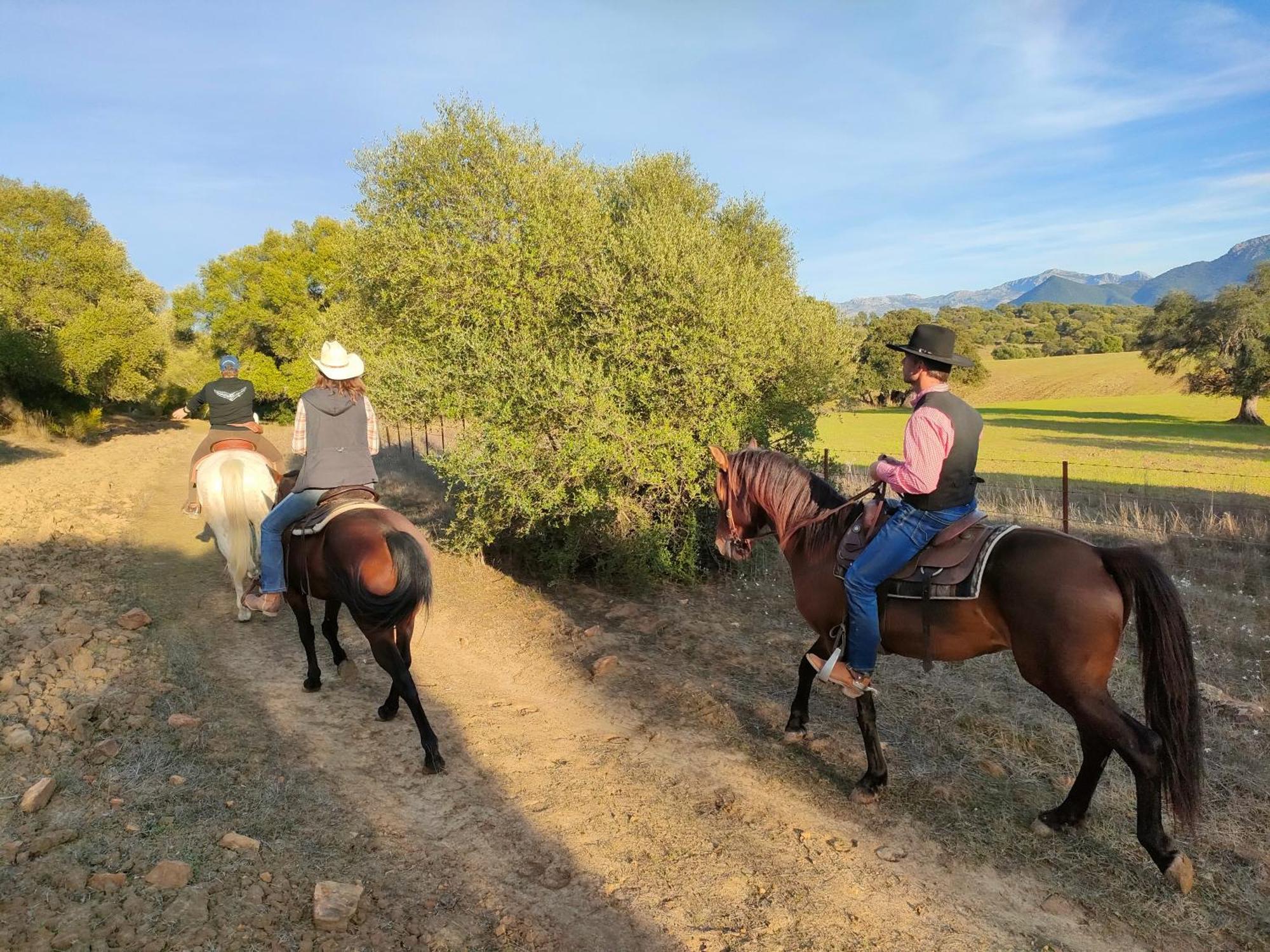 Cabana Rustica En Un Rancho Con Caballos, Prado Del Rey, Andalucia Esterno foto