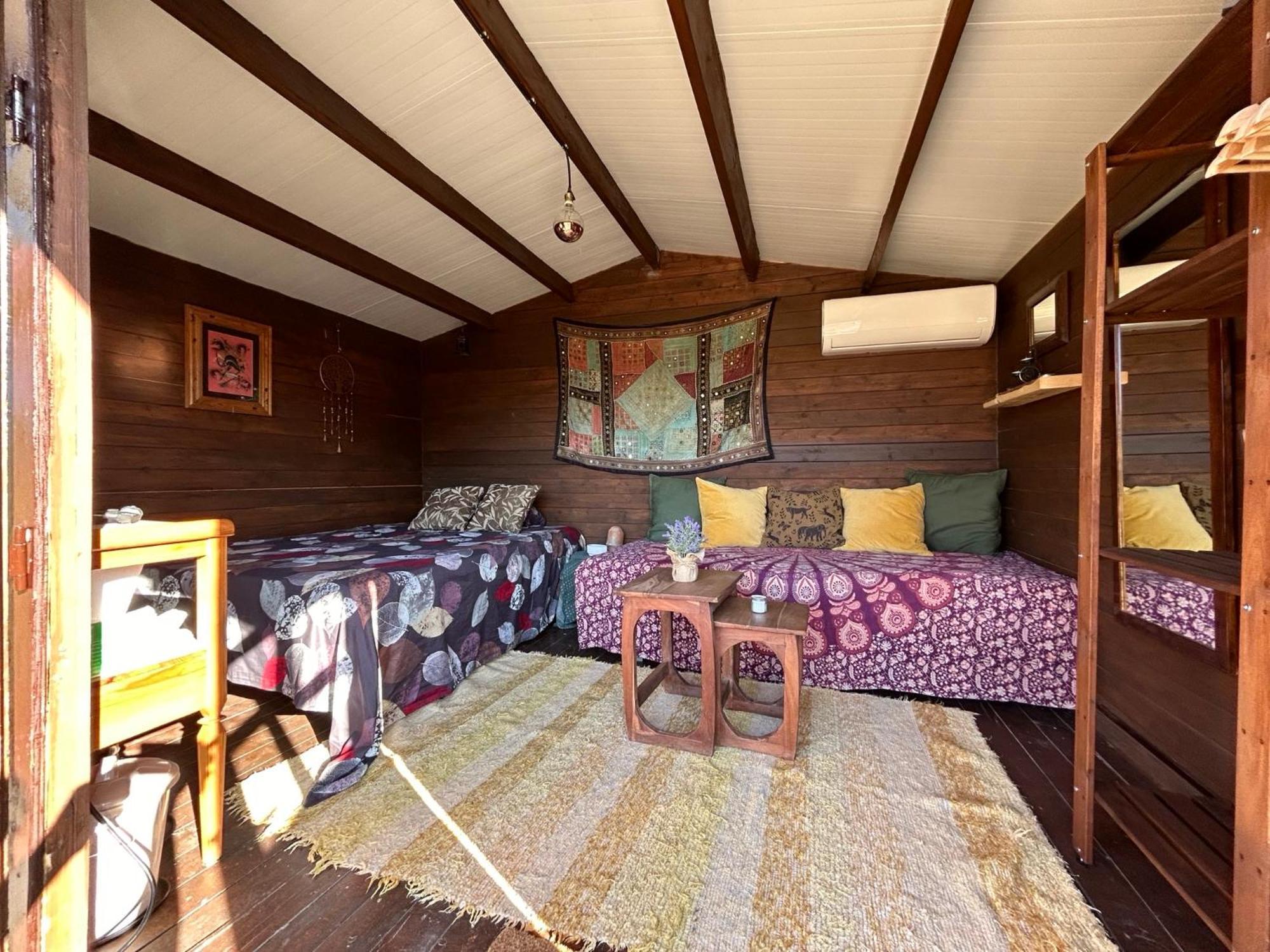 Cabana Rustica En Un Rancho Con Caballos, Prado Del Rey, Andalucia Esterno foto